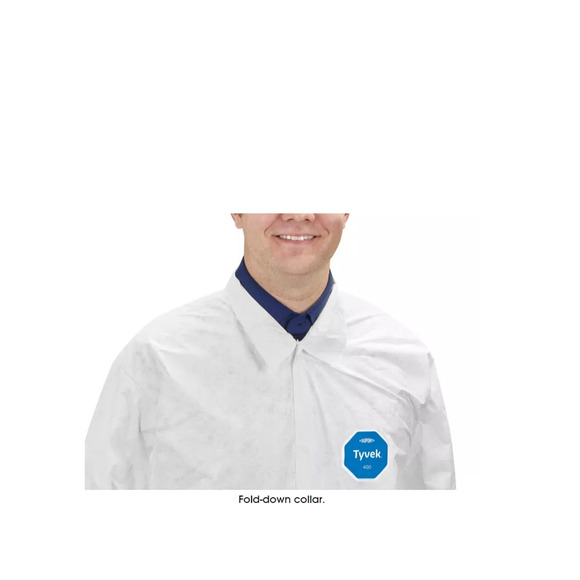 10 units- DuPont™ Tyvek® Shirt Bulk Pack - Medium, Tear-Resistant - Picture 2 of 4